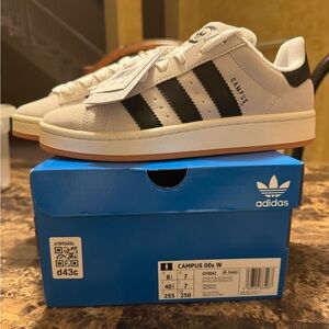 Adidas Campus 00s White and Black Shoes